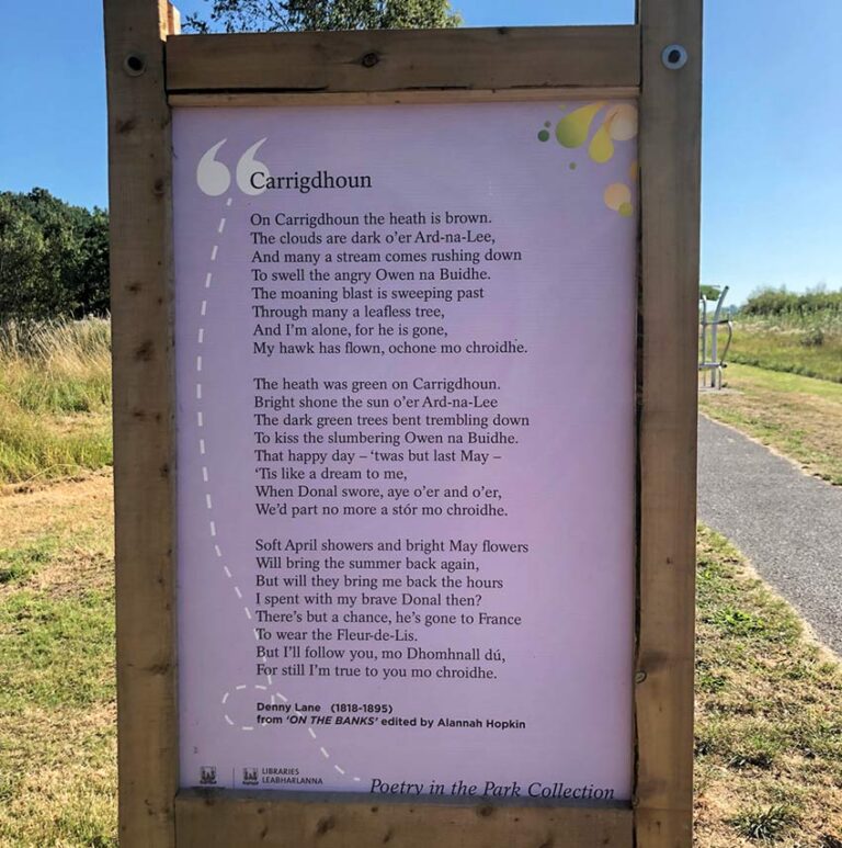 Carrigdhoun Poetry in the Park